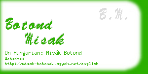 botond misak business card