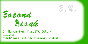 botond misak business card